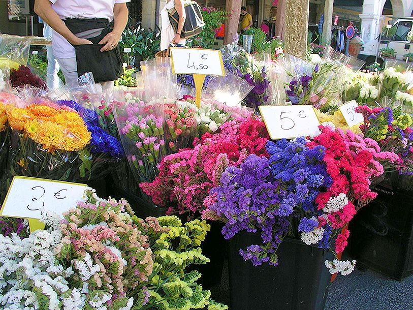 Her kan man også købe alverdens smukke blomsterbuketter